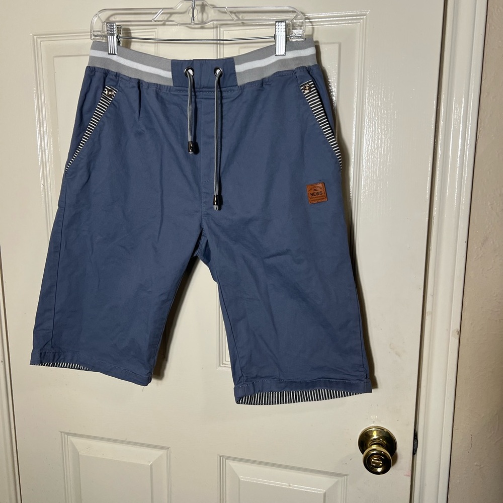 Men's Blue Hybrid Shorts